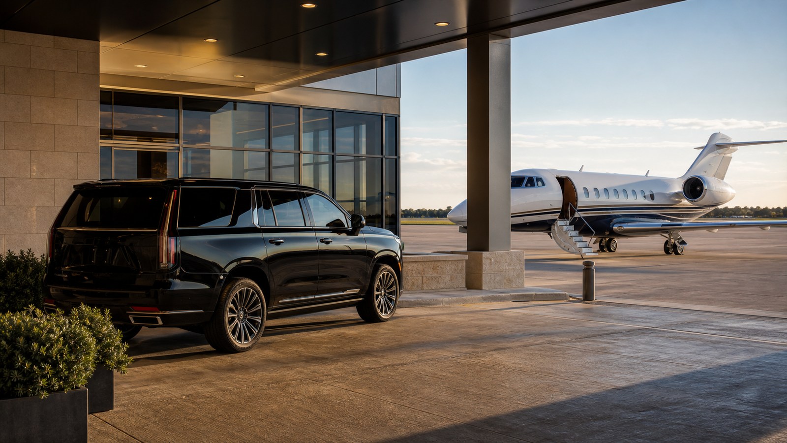 Private terminal and ground logistics that can affect private jet charter pricing